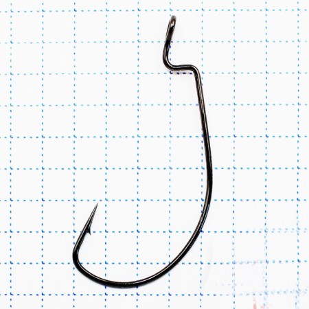 The hook KOI Wide Range Worm, size 10 Int, BN color, offset 10 pcs.