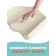Anatomical pillow for sitting, size 45x40 cm, gray color