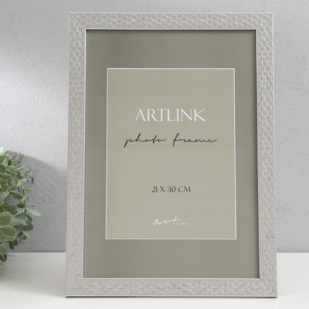 Photo frame Plastic "Stella" 21x30 cm, silver 76818