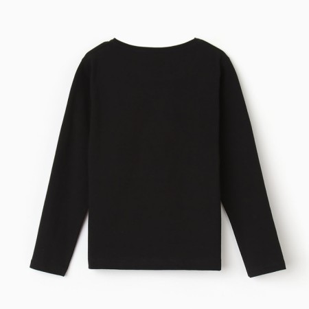 Longslit for a girl, black color, height 110 cm-3