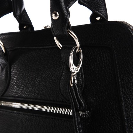 Female bag Textura, tout, average size, black color-5
