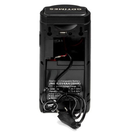 LED battery flashlight, USB, 24 LED, 60 hours, 1000 lm, 3 modes, 4500 mAh-6