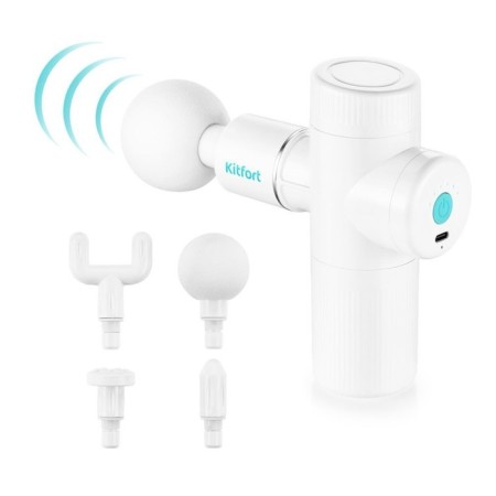 Percussion massage KitFort KT-2926, 25 W, charge 5-6 hours