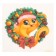 New Year's wipes “Happy New Year: Wreath”, single -layer, 24x24 cm, 50 pcs.