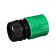 Connector, 1/2 "(12 mm), fast-fast connection, pp-plastic, mix, Greengo