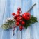 Decor "Winter Charm" Red Apple Berries of needles, 20 cm