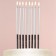 Candles for the cake "On your special day", silver, 8 pcs.