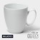 Ceramic mug Magistro White Gloss, 400 ml