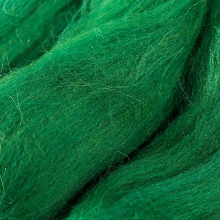 Fasting wool 100% half -toned wool 50g (434 green)-2