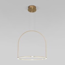 Suspendor of the suspended Eurosvet Over 90323/1, LED, 35 W, 3300/4200/6500K, 2940LM, 590x600 mm, remote control, color brass