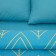 Bed linen Ethel 2 joint venture "turquoise petal" 175x215, 200x220, 70x70-2 pcs