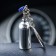 Cartage keychain, nitrogen oxide, metal, chrome