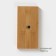 Porcelain set for spices on the Bellatenero bamboo stand, 3 objects: Solonka 60 ml, pistor 60 ml, stand, white color