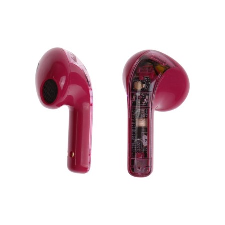 Wireless headphones R20, TWS, inserts, BT 5.3, 30/200 mAh, noise reduction, raspberry-2