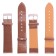 Solomon watch strap, 20 mm, eco-leather, L-15 cm, St. brown