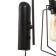 Bra "compact" 1x40W E27 black 28x18x33 cm.
