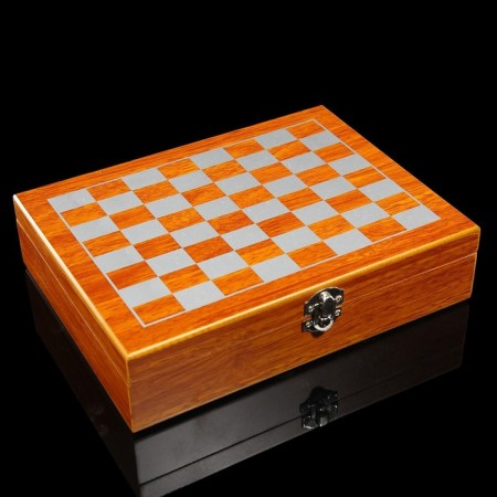 Set 7 in 1: Flaw 8 OZ, scales, 4 glasses, funnel, chess, 18 x 24 cm-4