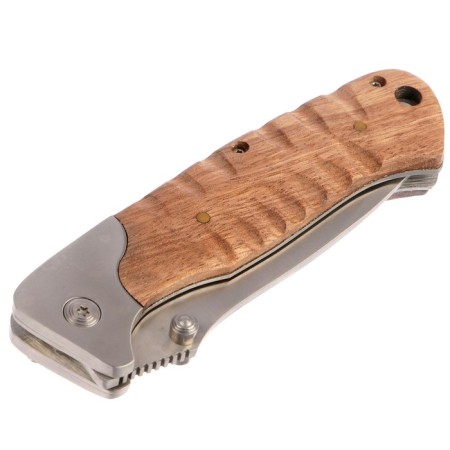 Stinger folding knife, 85 mm, hilt: steel, wood, cardboard box-1