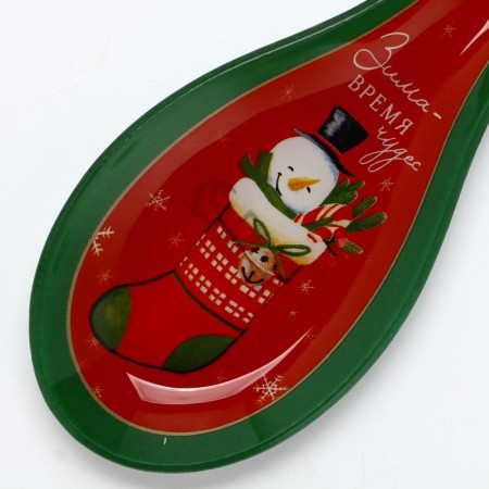 Gift set of New Year's Athletic attention "Time of Miracles": stand under the spoon, spatula-4