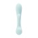 Unrealistic vibrator Satiffyer Triple OH, 24 cm, silicone, blue color