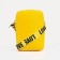 Bag's bag with lightning, long belt, yellow color