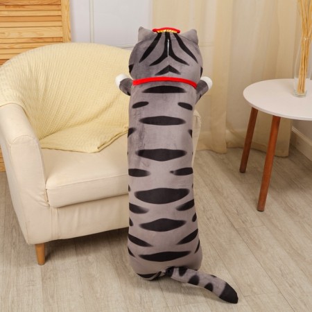 Skill of the soft toy "Cat-Emperor", 115 cm, color gray color-3