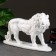 Figure "Leo Walking" White, 45x14x27cm