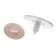 Rifle eyes with plugs, set 4 pcs., Size 1 pc. 3 × 2.5 cm