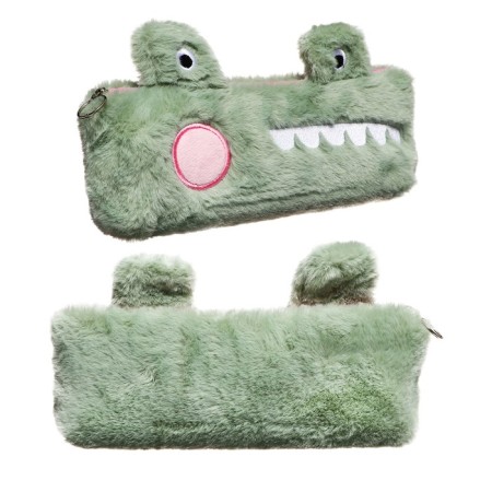 School Penal on the zipper "Dinosaurus" Calligrata, Green