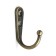 Hook furniture tundra TKO023, one -rod, bronze color