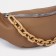 Lightning waist bag, beige color