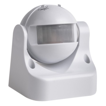 Movement sensor wall DDS 02, 180 °, 1200 W, 3-2000 lux, 12 m, 10-420 seconds. IP44 REXANT