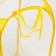 Basket for storage of toe "Let's play", 57 x 34 x 34 cm, yellow
