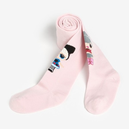 Pantyhose children, pink color, height 98-104