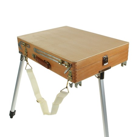 Sketum, 33 x 46 x 13 cm, maximum legs height 83 cm, metal, telescopic, beech-3