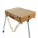 Sketum, 33 x 46 x 13 cm, maximum legs height 83 cm, metal, telescopic, beech