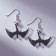 Earrings "Daimon" 3 x 1.5 cm