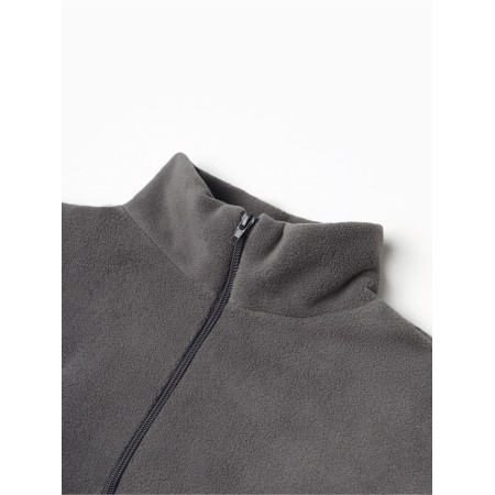Women's costume (anorax and trousers) minku: Fleece Soft, graphite color, pr 42-7