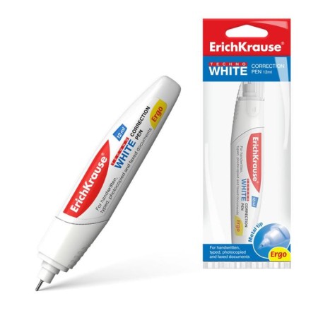 Erichkrause Techno White Ergo, 12 ml, with a metal tip, in a bag, in a bag-1