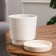 Flower pot "Nest" Platan white №2 1.13 liters