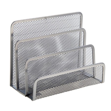 Papers stand, gray, mesh