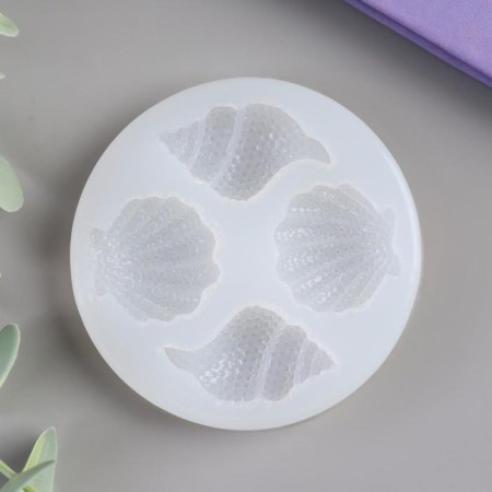Mold Silicon "Sea shells" 4 items 1.2x7x7 cm