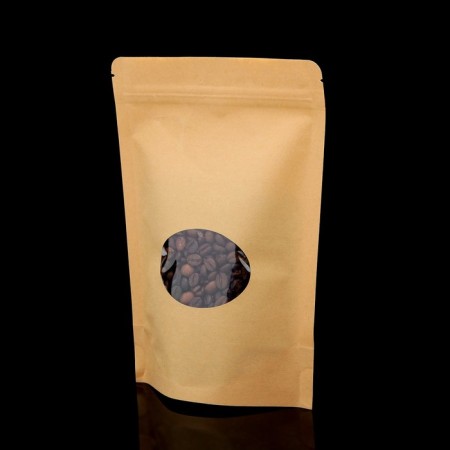 Zip-Lock package Craft with an oval window 17 x 24 cm