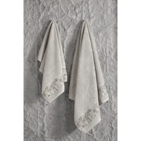 Arya Home Palm towel, 550 gr, size 50x90 cm, beige color