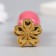 A set of seals for wax with a wooden handle "Flower" 12.8x8.6 cm