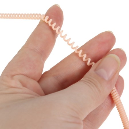Nipple - orthodontic dummy, silicone, +6 months, with a holder, pink color-12