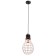 Lamp Bayerlux 34522/1 E27 40W Black-pink gold 19x19x36-136 cm
