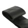 Shooting for the steering wheel, eco-leather, black, thread, needle, size m, 36-38 cm