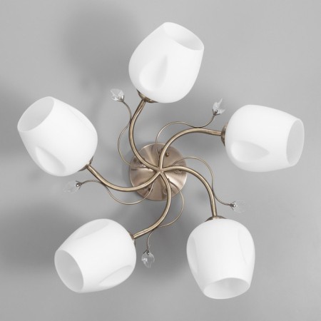 Belinda chandelier 5x40W E27 bronze 49x19x23cm-3