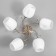 Belinda chandelier 5x40W E27 bronze 49x19x23cm